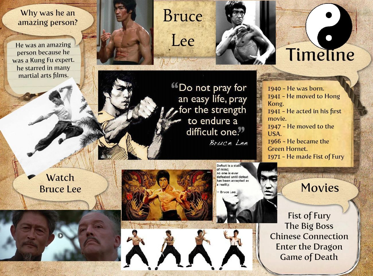 Bruce Lees Fighting Method!